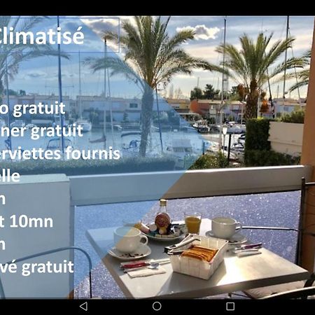 Cap Capistol Studio Le Cap D'Agde Vue Port Екстериор снимка