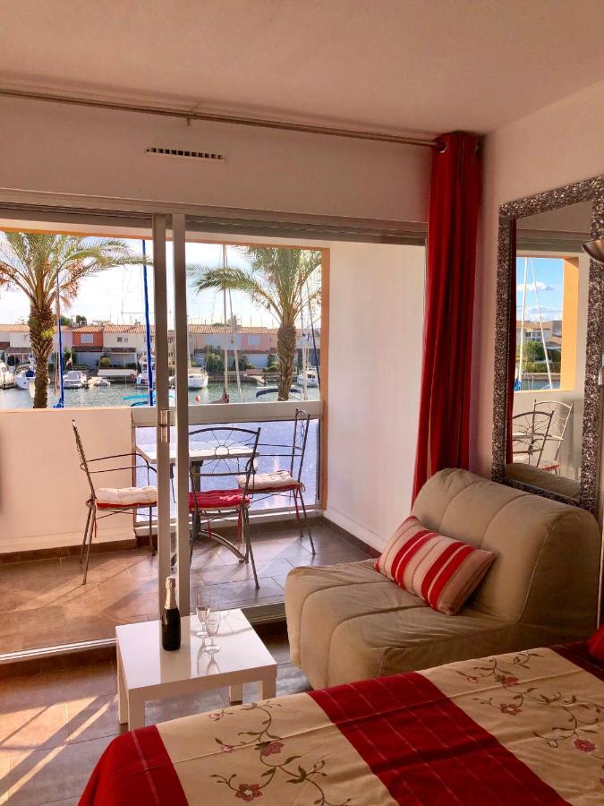 Cap Capistol Studio Le Cap D'Agde Vue Port Екстериор снимка